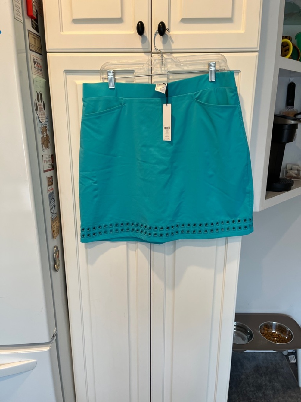 Chicos Skort. Size 2=12/14
NWT.  Turquoise